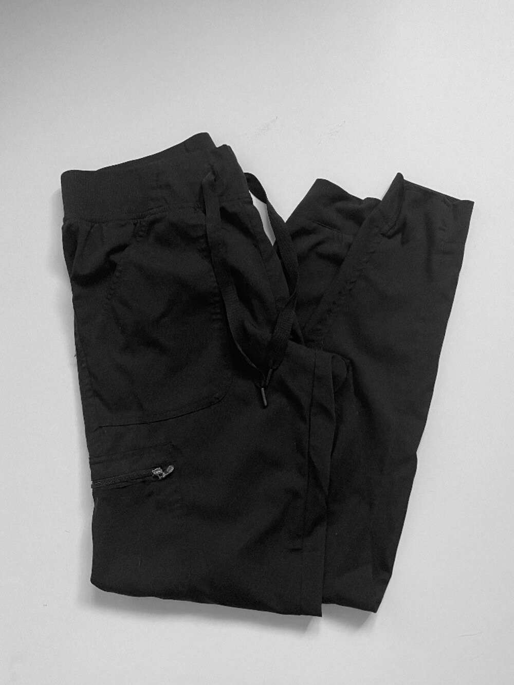 Adar Black scrub pants, Comfortable scrubs with pockets